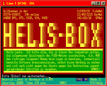 Er&ouml;ffnungsbild meiner Mailbox